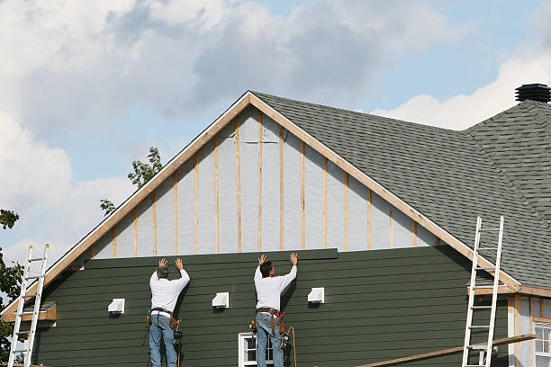 Professional Siding Replacement technician working in Gold Hill, NC